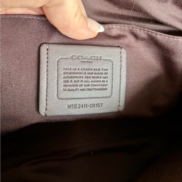 🆕 Auth. COACH Brown and Black Monogram Bag - Picture 13 of 13